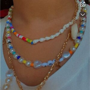 Colorful Beaded Necklace Set